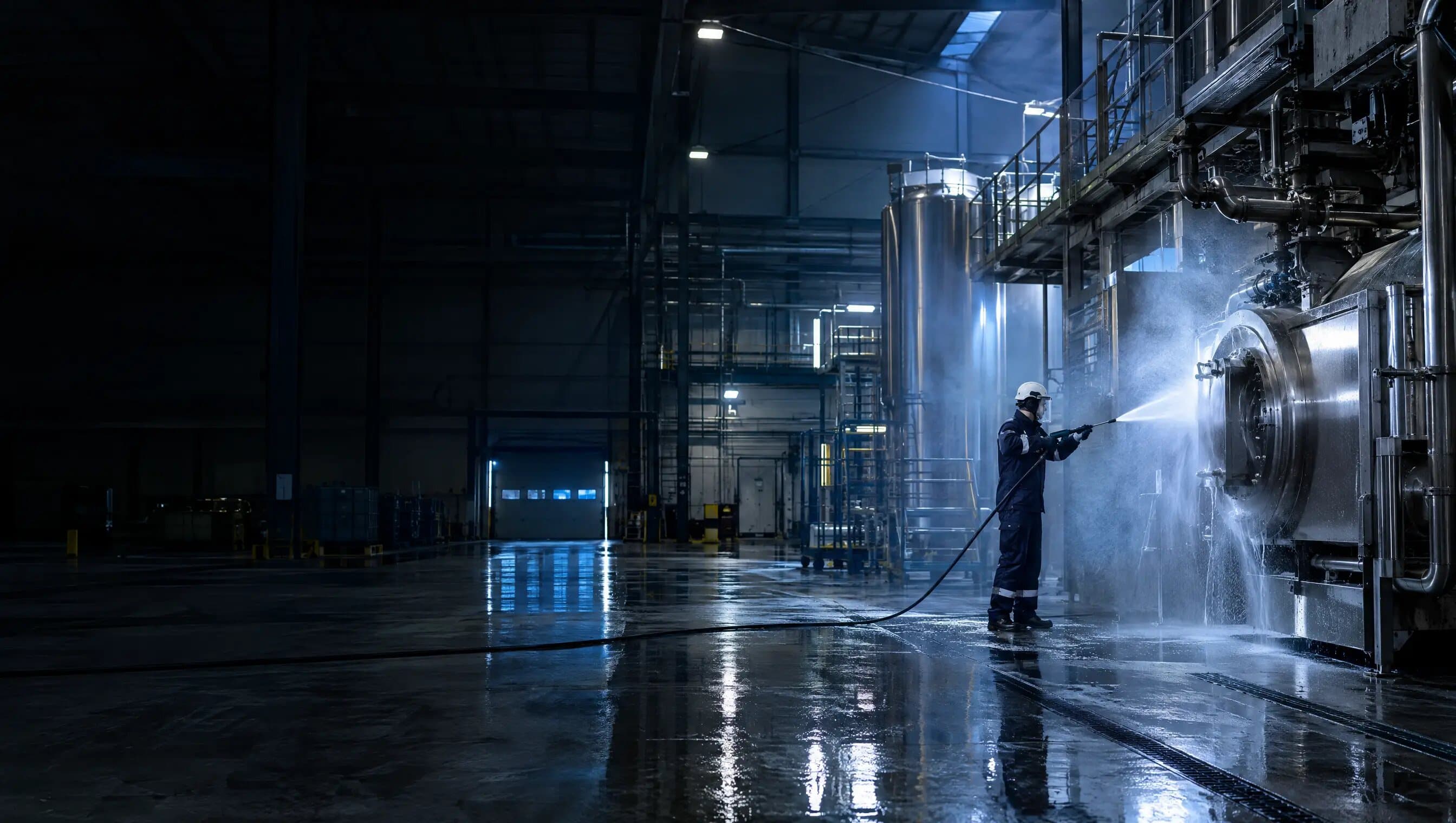 Industriële professionals aan het werk